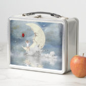 Junge und Mond Metall Lunch Box (Beispiel)