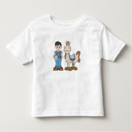 Junge und Pony Kleinkind T-shirt