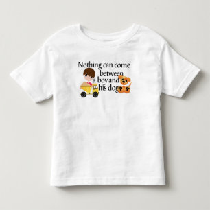 Junge und sein Hund ! Feines Jersey T-Shirt für Kl