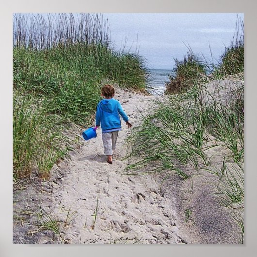 Junge und sein Pail Poster (Vorne)