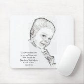 Junge und Teddy (Mark 10:14) Mousepad (Mit Mouse)