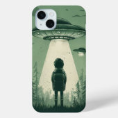 Junge und UFO Case-Mate iPhone Hülle (Rückseite)