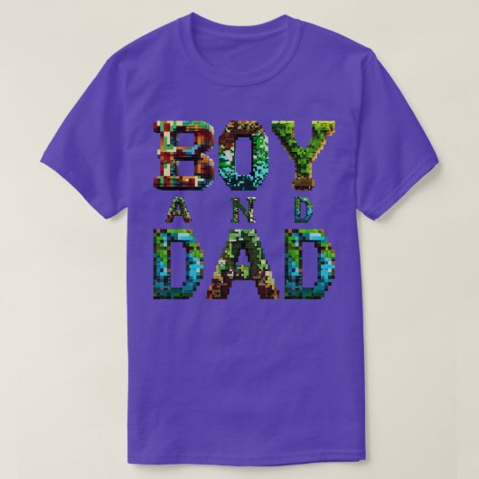 Junge und Vater T-Shirt (Design vorne)