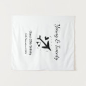 Junge und zwanzig Abenteuer glücklicher Geburtstag Wandteppich (Vorderseite (Horizontal))