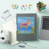Junge Unechte Karettschildkröte Aufkleber (iPad Hülle)