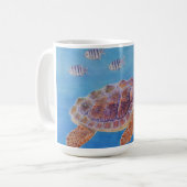 Junge Unechte Karettschildkröte Kaffeetasse (Vorderseite Links)