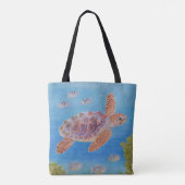 Junge Unechte Karettschildkröte Tasche (Rückseite)