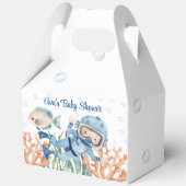 Junge unter der Sea Baby Dusche Geschenkschachtel (Vorderseite)