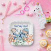 Junge unter der Sea Baby Dusche Pappteller (Party)