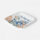 Junge unter der Sea Baby Dusche Pappteller (Gewinkelt)