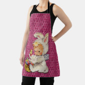 Junge verkleidet als Ostersonnige Metallic auf ros Schürze (InSitu)