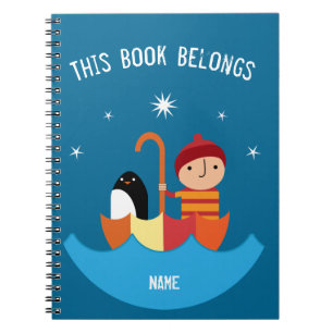 Junge verloren und fand Freundschaft Metal Lunchbo Notizblock