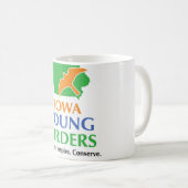 Junge Vogelbeobachter-Tasse Iowas Kaffeetasse (VorderseiteRechts)