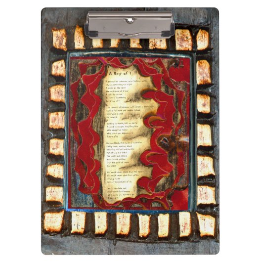 Junge von 7 und Eroberung des Bösen Klemmbrett (Vorderseite)