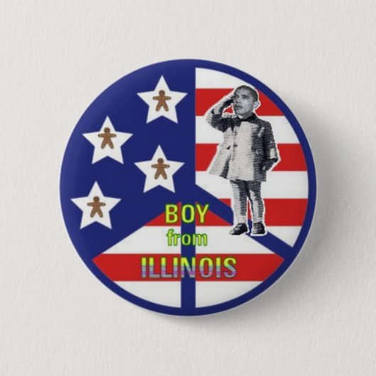 Junge von Illinois-Knopf Button (Vorderseite)