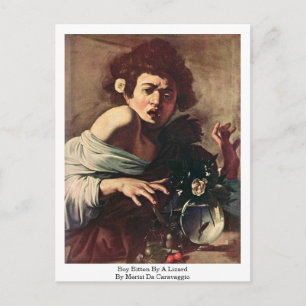 Junge von Merisi Da Caravaggio Postkarte