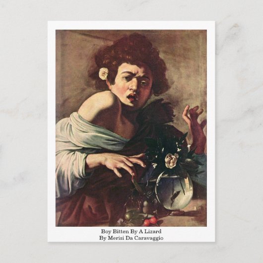 Junge von Merisi Da Caravaggio Postkarte (Vorderseite)