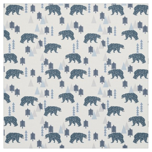 Junge Waldbär Stoff (Muster)