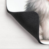 Junge Wasserfarbe und sein Hund Mousepad (Ecke)