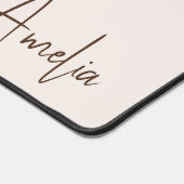 Junge Wasserfarbenfrau in Daisy Meadow Schreibtischunterlage (Ecke)