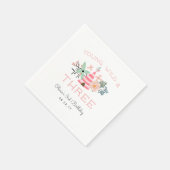 Junge, wilde & dreitägige Geburtstagsparty Serviette (Ecke)