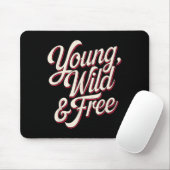 Junge wilde Frauen Motivierende Männer Kinder Mousepad (Mit Mouse)