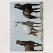 Junge wilde Hengste Puzzle (Vertikal)