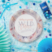 Junge, wilde und drei Geburtstagsparty Pappteller (Party)