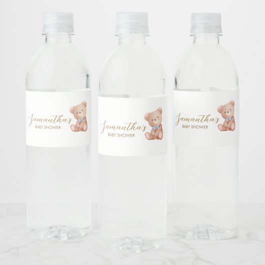 Junge, wir können frühes Abwarten Kinderdusche Wasserflaschenetikett (Flaschen)