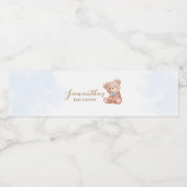 Junge, wir können frühes Abwarten Kinderdusche Wasserflaschenetikett (Einzelnes Label)