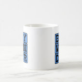 Junge Wunder, liebevolle männliche Begriffe Kaffeetasse (Mittel)