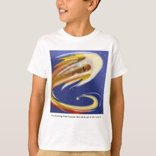 Junge, Zahnfee mit Rollstuhl, Schießstar T-Shirt