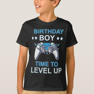 Junge Zeit, um Video Game Birthday Boys Kinder zu  T-Shirt