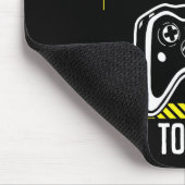 Junge Zeit, um Video-Game-Geschenk für einen Gamer Mousepad (Ecke)