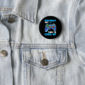 Junge Zeit zum Levelaufstieg Videospiel Jungen Button (Beispiel)