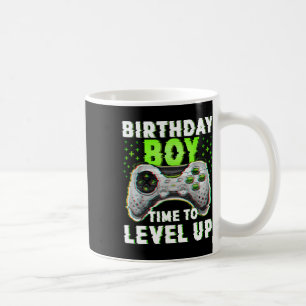 Junge Zeit zum Levelaufstieg Videospiele Gamer Geb Kaffeetasse