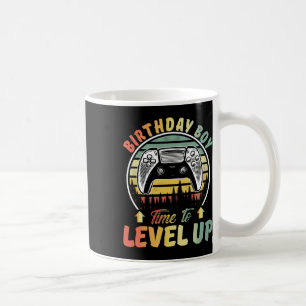 Junge Zeit zum Levelaufstieg Videospiele Gamer Geb Kaffeetasse