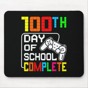 Jungen 100. Schultag mit komplettem Video Game Stu Mousepad
