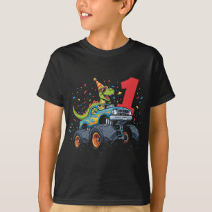 Jungen 1 Jahr alt Geburtstagskleidung - Dino Monst T-Shirt
