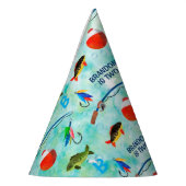 Jungen 2. Geburtstag Fischfang Thema Partyhütchen (Links)