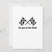 Jungen 2. Geburtstag werden zwei schnelle Rennwage Einladung (Rückseite)