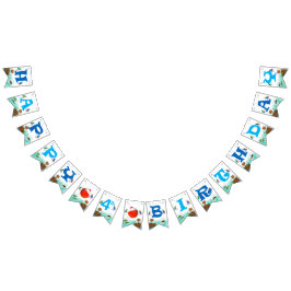 Jungen 4. Geburtstag Fischen Thema Happy Geburtsta Wimpelkette