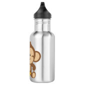 Jungen-Affe mit Banane Edelstahlflasche (Rechts)