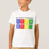 Jungen alles STAMM T - Shirt mit schwarzem Text (Vorderseite)