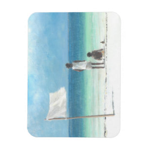 Jungen auf Strand Kenia Magnet