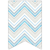 Jungen-Baby-Duschen-Party-Dekor-Wal-Ozean-Wellen Wimpelkette (Erste Fahne)