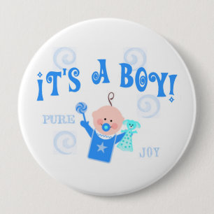 Jungen-Baby-Knopf-Mitteilung Button