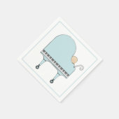 Jungen-Baby-Party Serviette (Ecke)
