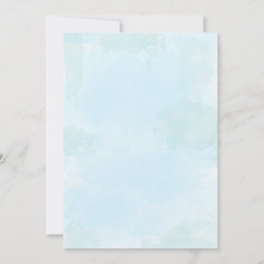 Jungen-Babyparty danken Ihnen, mit Gedicht zu Dankeskarte (Rückseite)