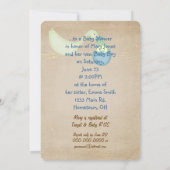 Jungen Babyparty Einladung (Rückseite)